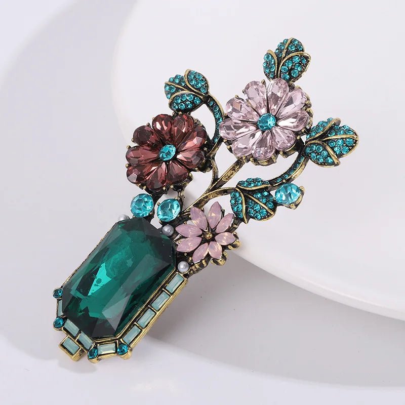 Broche jardín esmeralda – imagen 2