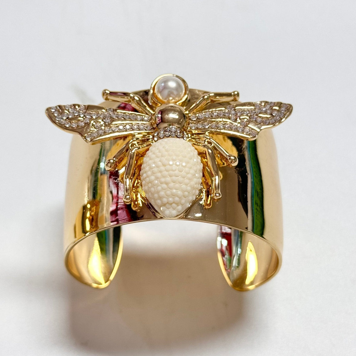 Brazalete dorado Empress Bee – imagen 2