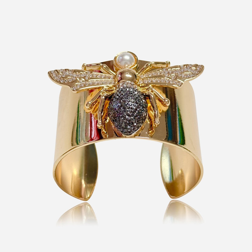 Brazalete dorado Empress Bee