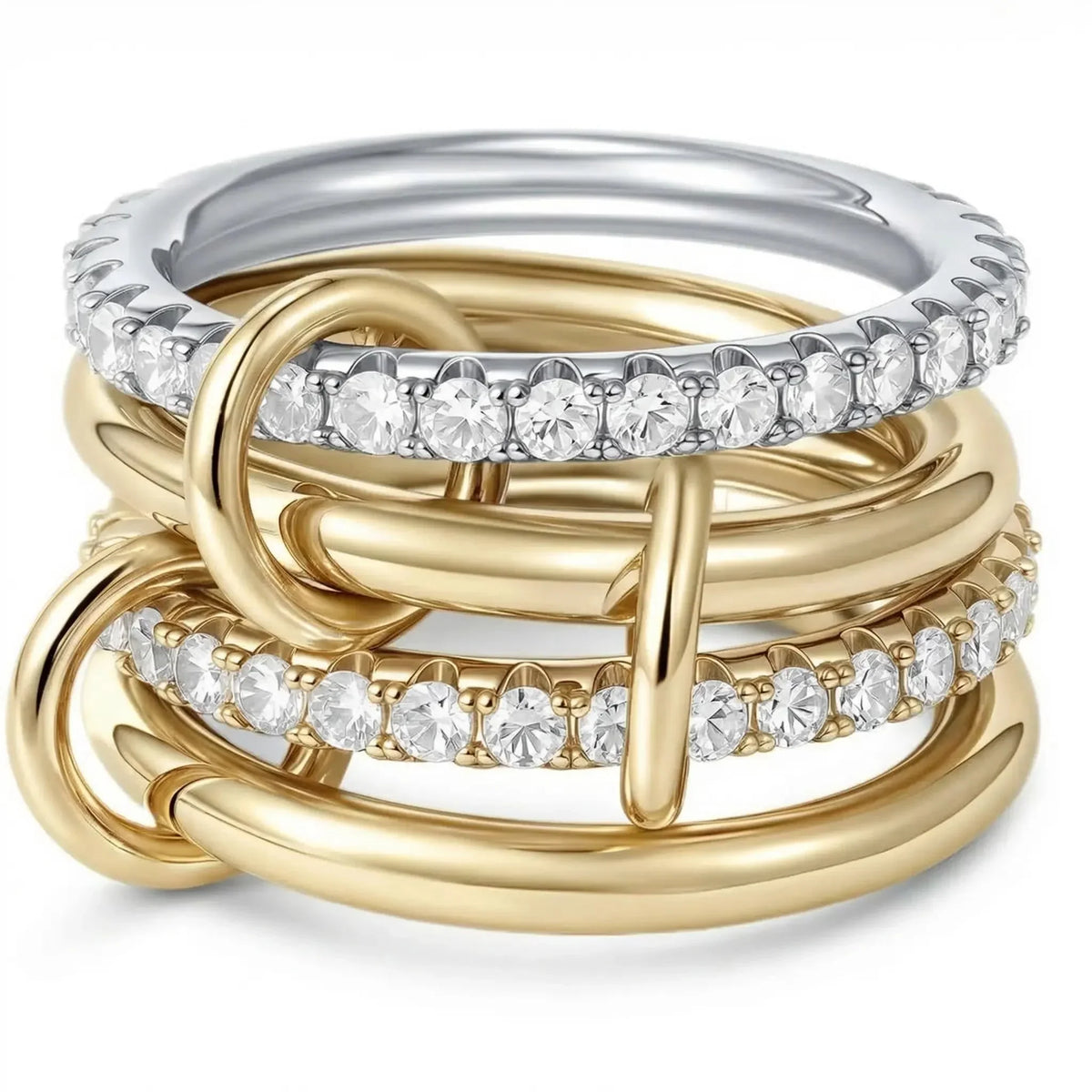 Anillo de cristal Eterna apilable – imagen 3