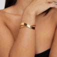 Brazalete dorado único celestial – imagen 2
