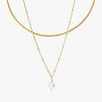 Set Elegancia Soleada con gargantilla de perlas – imagen 2