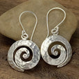 Pendientes espirales vintage hechos a mano – imagen 2