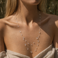 Collar Ayanda de gotas de agua – imagen 2
