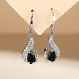 Pendientes exquisitos en forma de gota de circonita