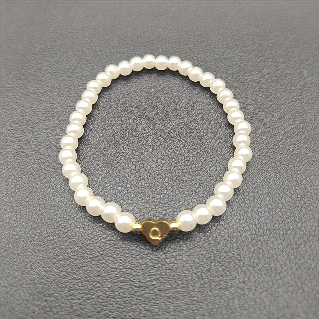Pulsera de perlas con letras de la A a la Z – imagen 18