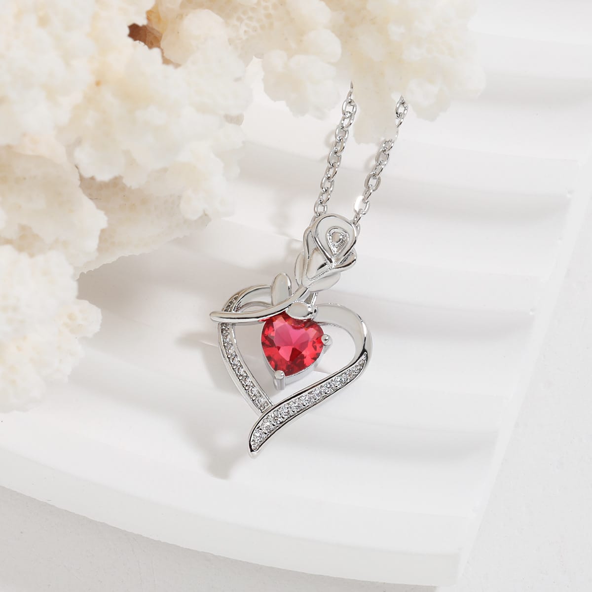 Collar Corazón de diamante – imagen 3