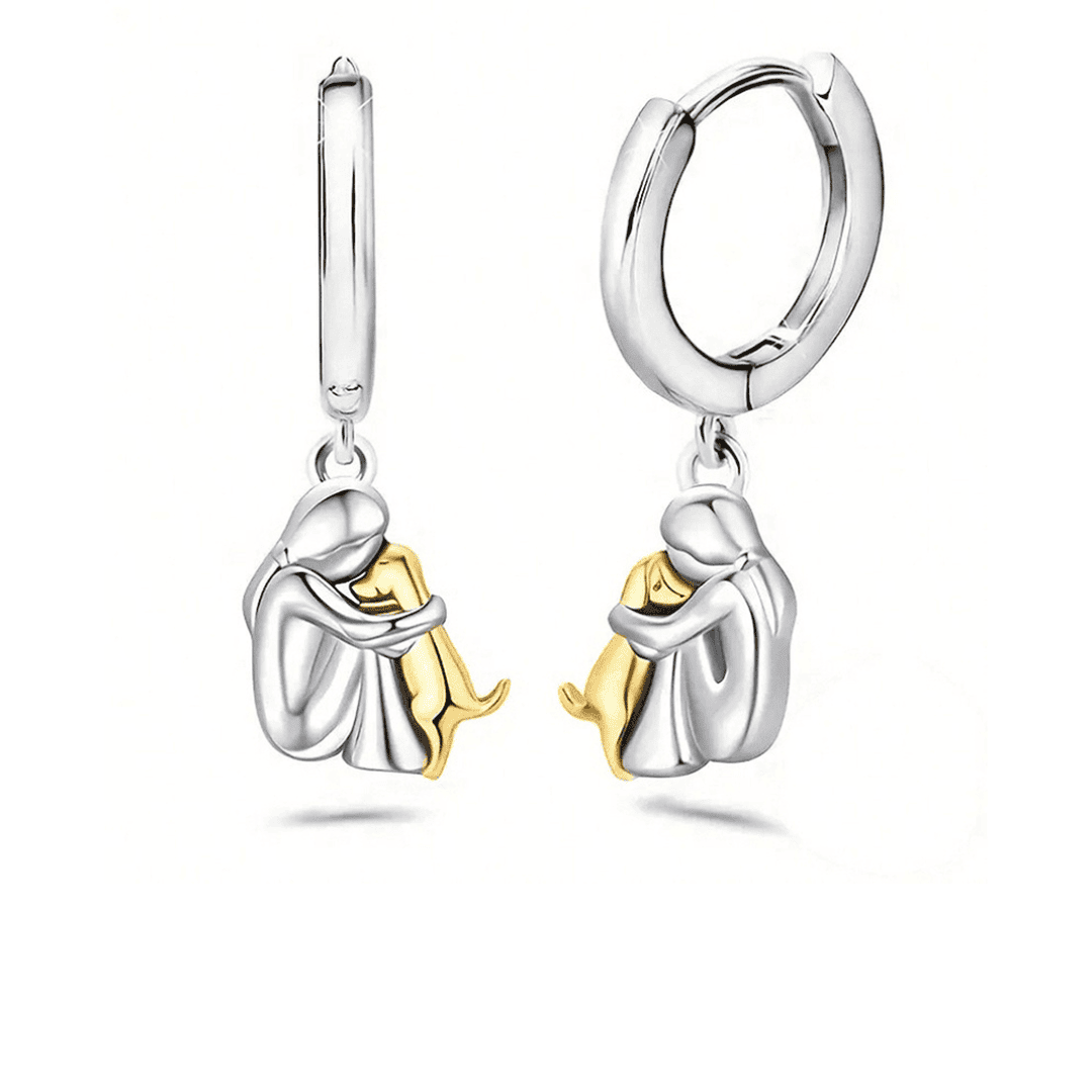 Collar colgante Abrazo + Pendientes gratis – imagen 5