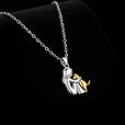 Collar colgante Abrazo + Pendientes gratis – imagen 4