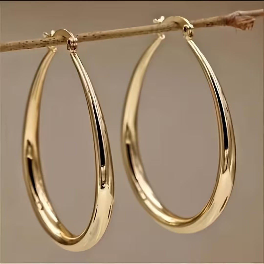 Pendientes vintage dorados exclusivos
