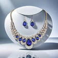 Set Maevina de zafiros en dorado
