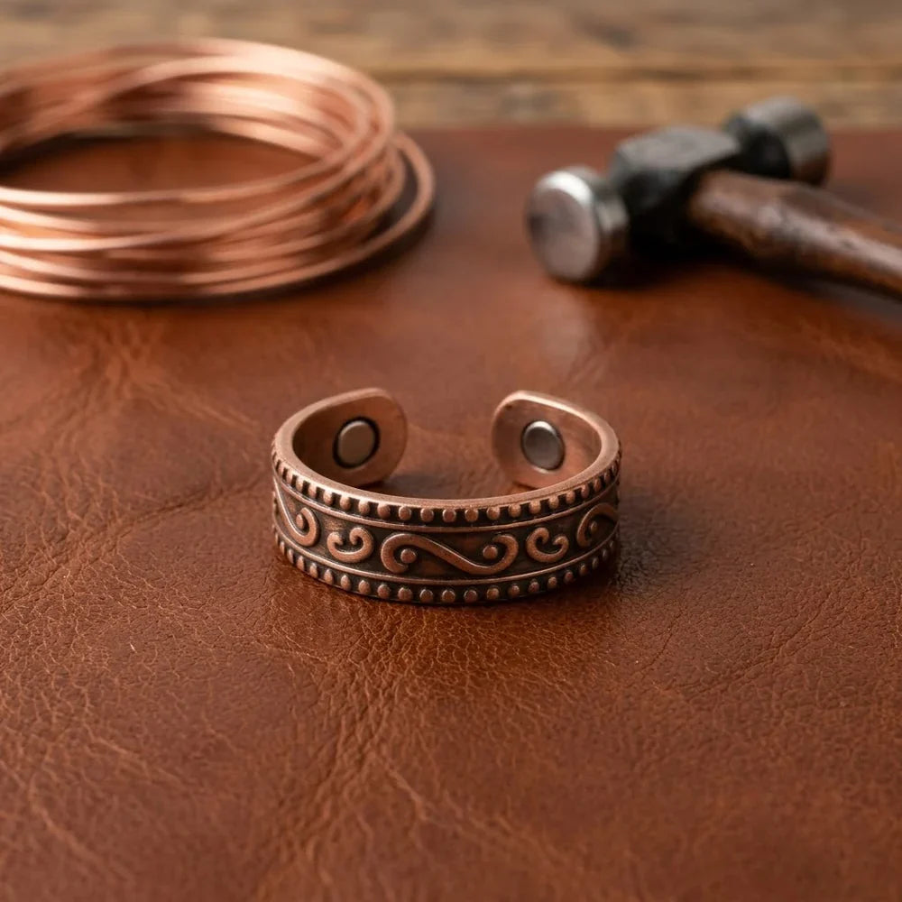 Anillo de cobre Helecho luminoso — Carmen, Lucía & Rocío