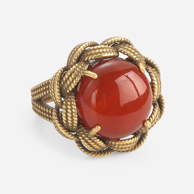 Anillo protagonista Musa de Fuego — Carmen, Lucía & Rocío