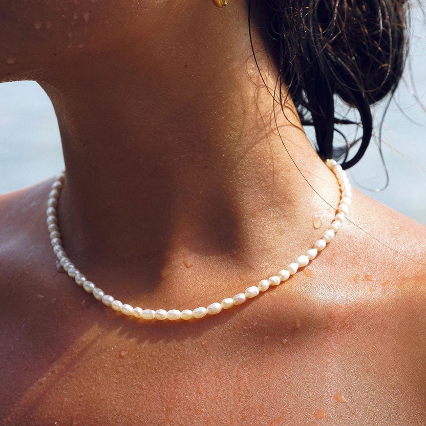 Collar de perlas ajustable Dewlight
