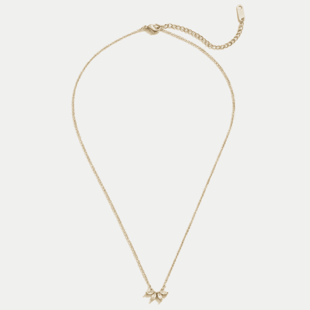 Collar Carmen, Lucía & Rocío con hoja de cristal brillante – imagen 4
