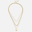 Collar Janie con colgante de monedas en capas – imagen 3