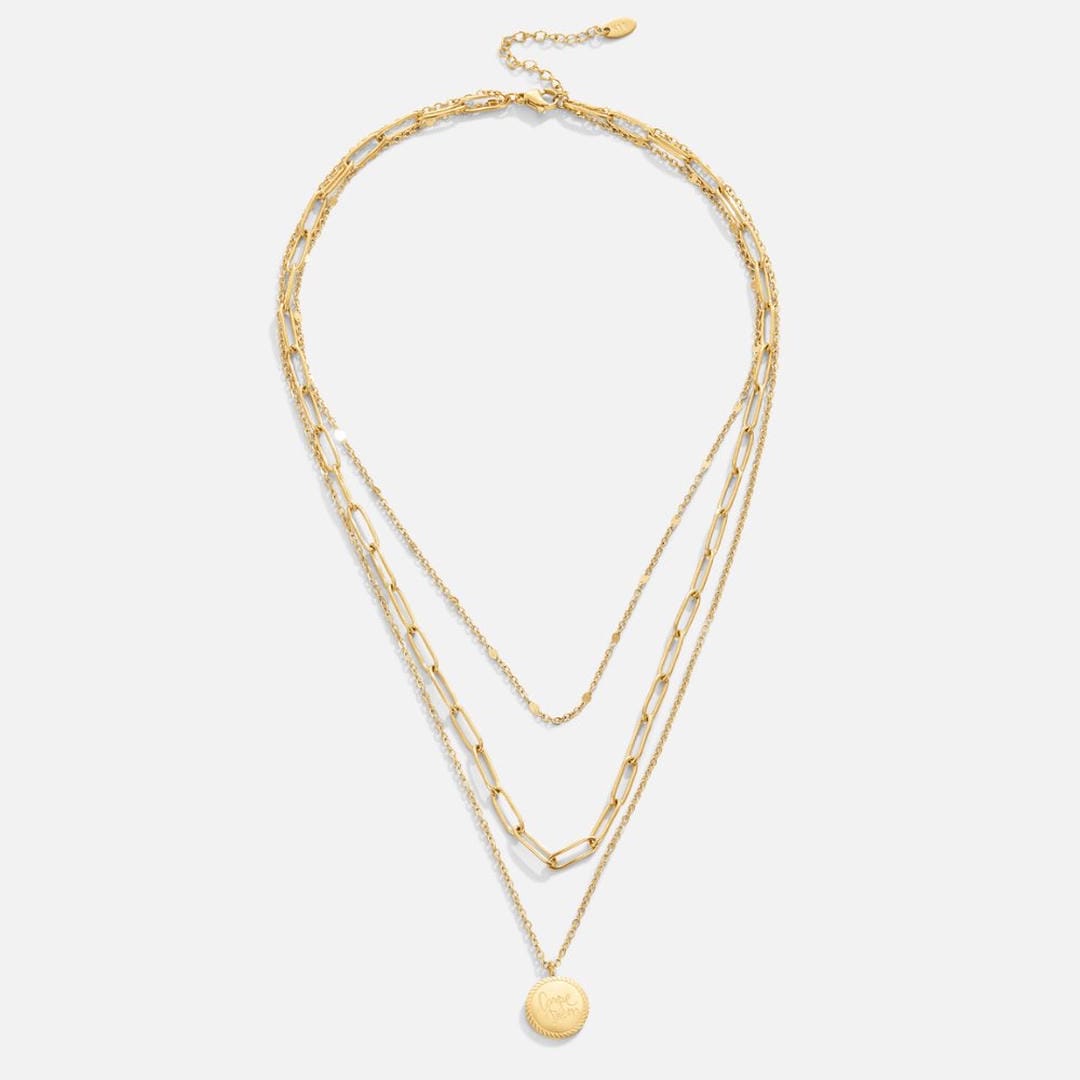 Collar Janie con colgante de monedas en capas – imagen 3