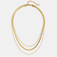 Collar dorado de varias capas – imagen 3