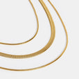 Collar dorado de varias capas – imagen 4