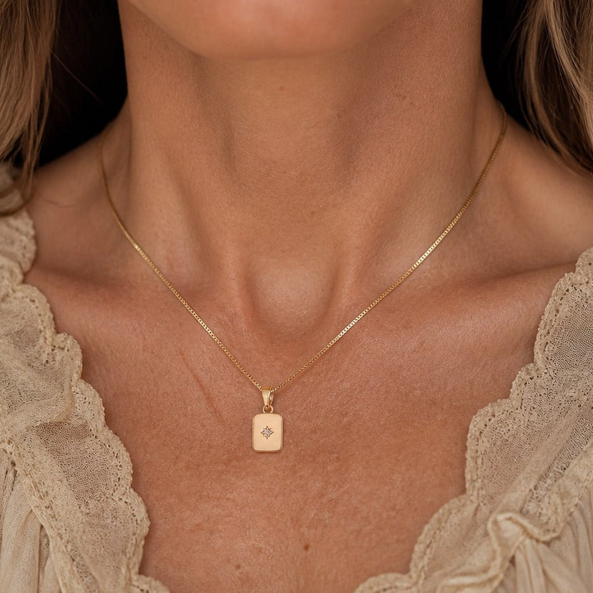 Collar pavé dorado Camille