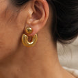 Pendientes Aurelia de curva barroca