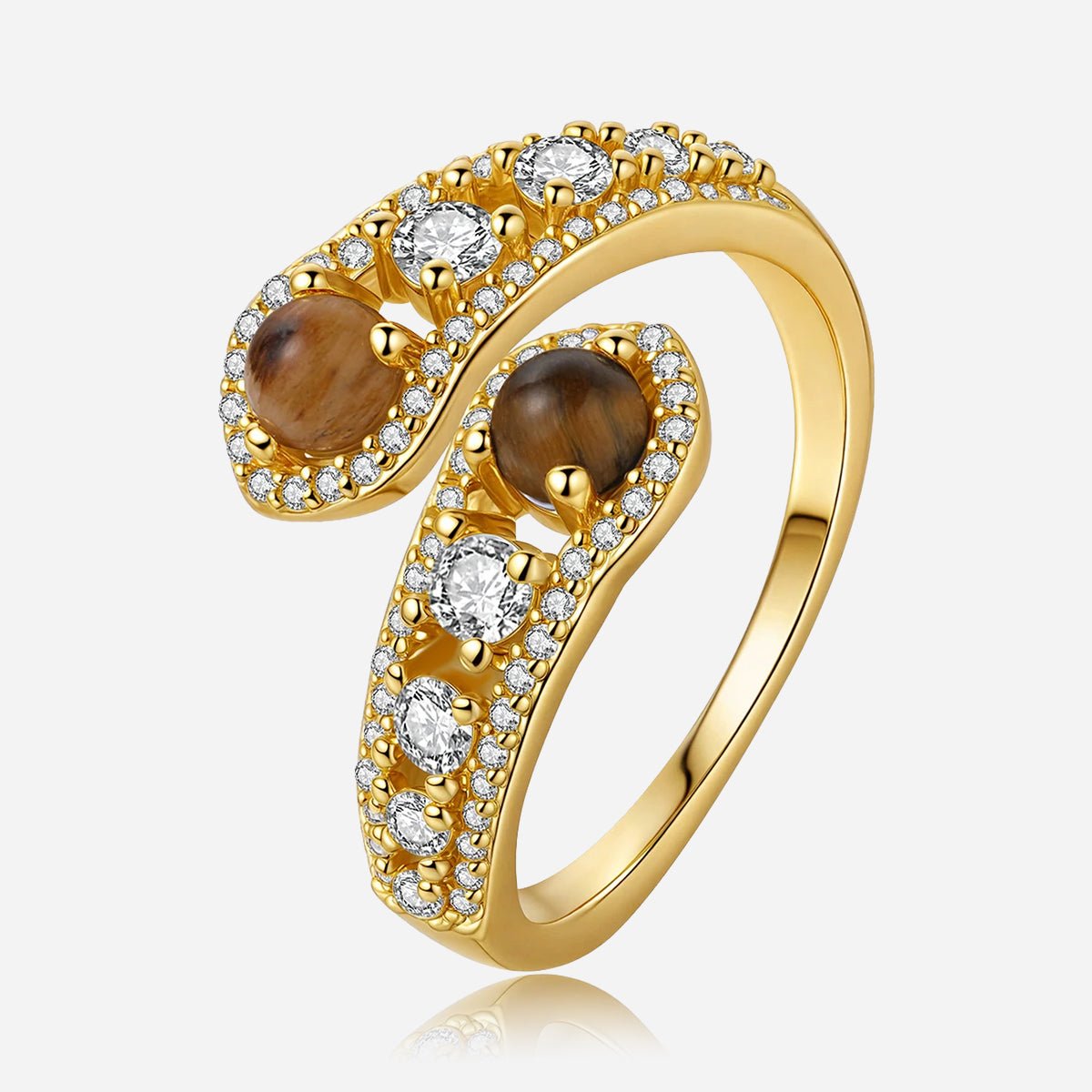 Anillo abierto de órbita dorada