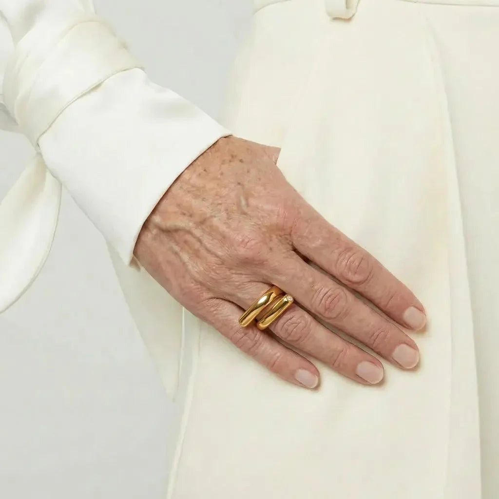 Anillo ajustable de acero inoxidable Gossamer – imagen 4
