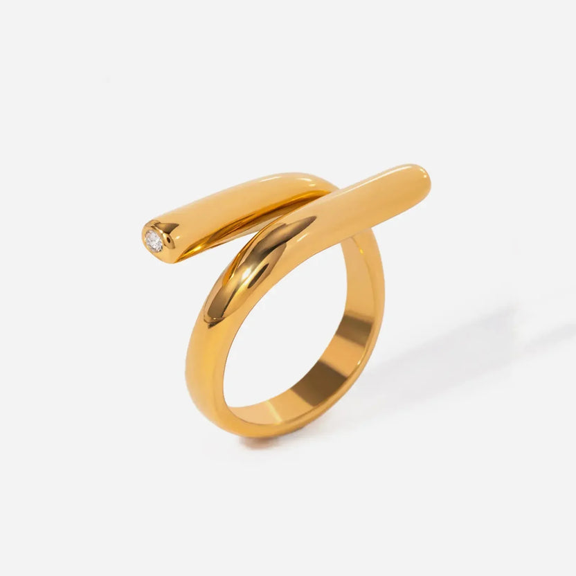 Anillo ajustable de acero inoxidable Gossamer