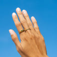 Anillo Cielo Verde con circonitas verdes — Carmen, Lucía & Rocío