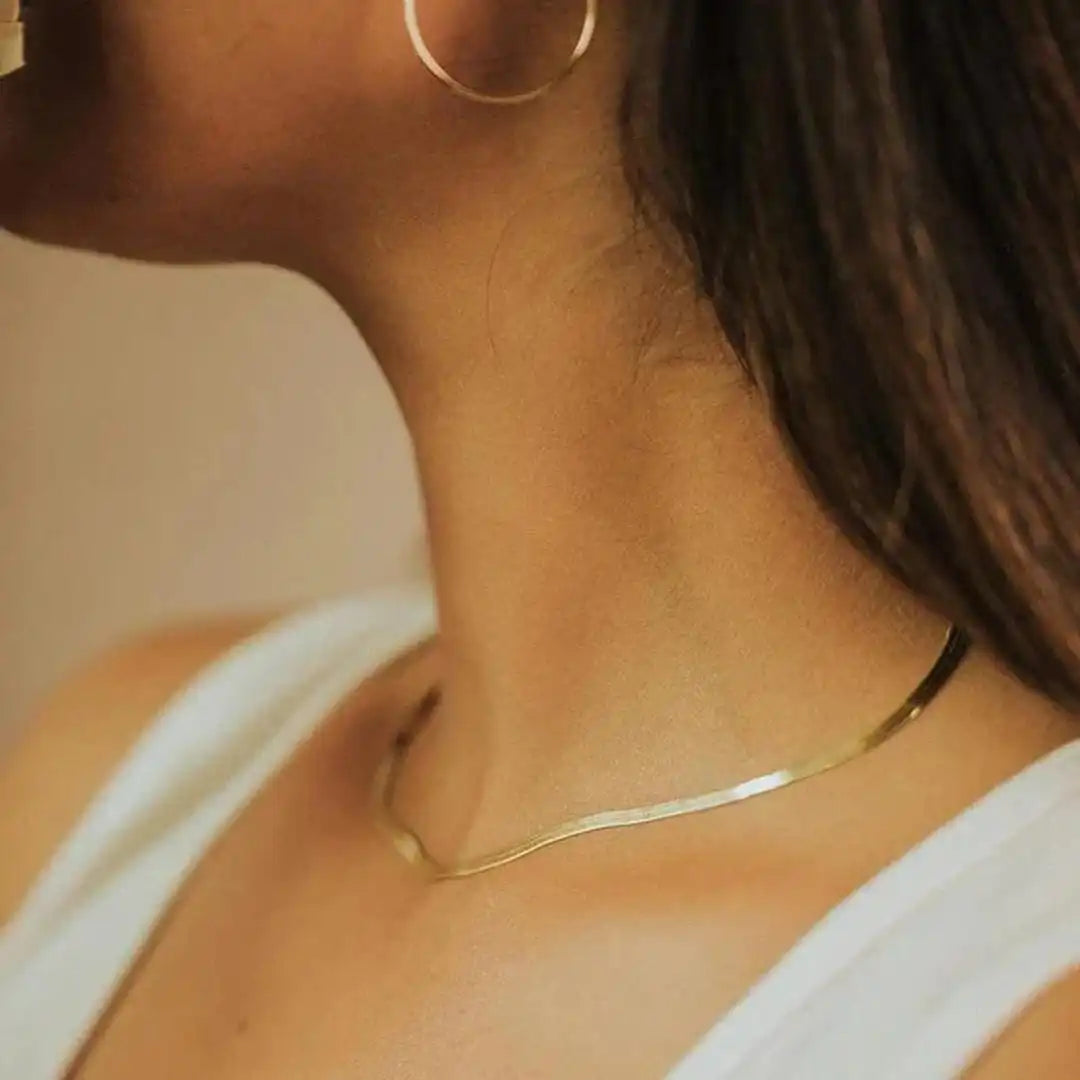 Collar espiga dorado atemporal – imagen 4