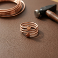 Anillo de cobre Silhouette Haven – imagen 2