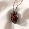 Colgante corazón anatómico carmesí – imagen 2