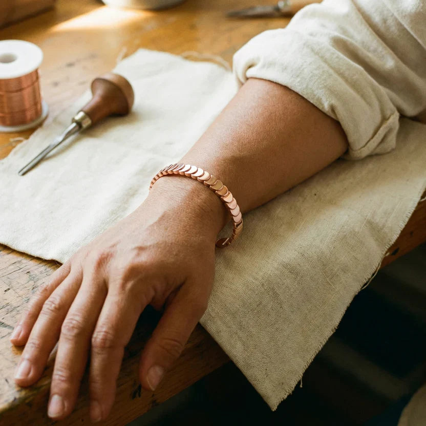 Brazalete refinado de cobre – imagen 2