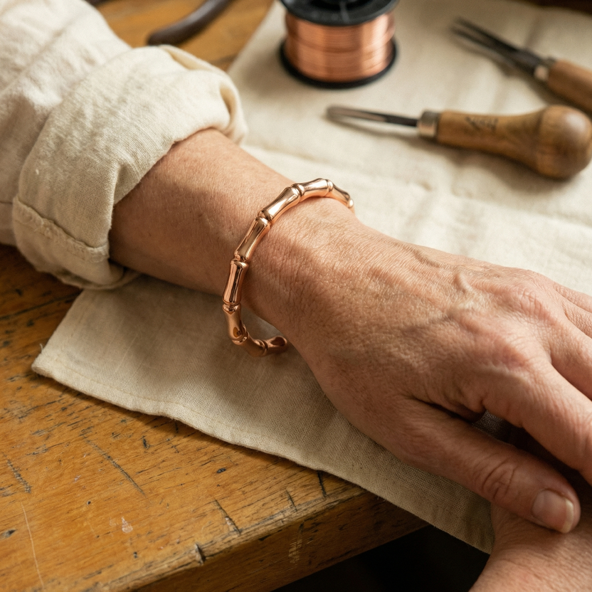 Pulsera de cobre Laurel Grove