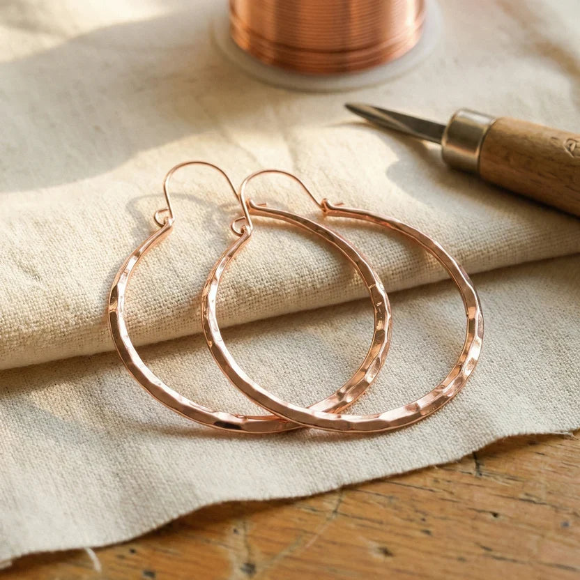 Pendientes Prestige Willow de cobre – imagen 2