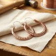 Pendientes de cobre Ember opulentos – imagen 2