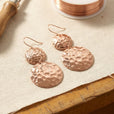 Pendientes de cobre Solstice Glow