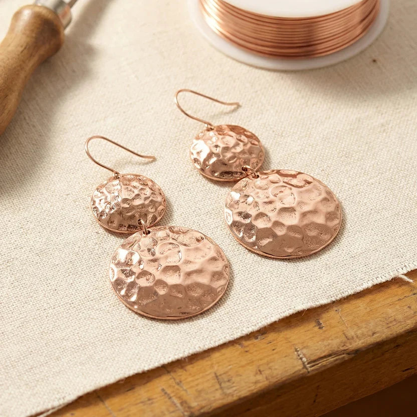 Pendientes de cobre Solstice Glow
