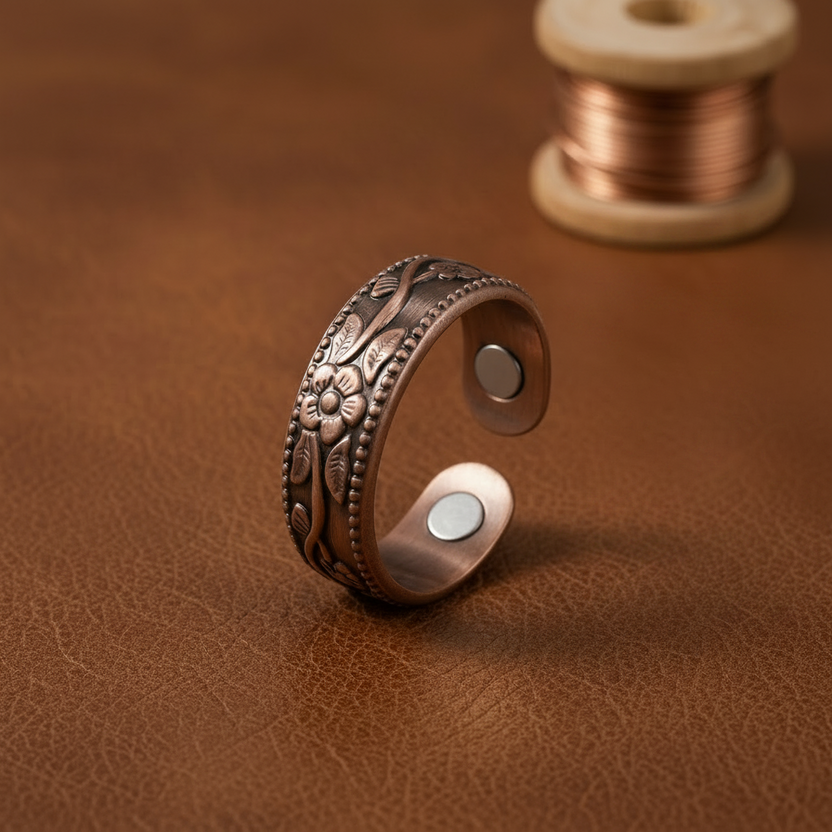Anillo Calyx de cobre