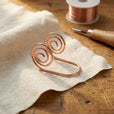 Brazalete espiral de cobre – imagen 2
