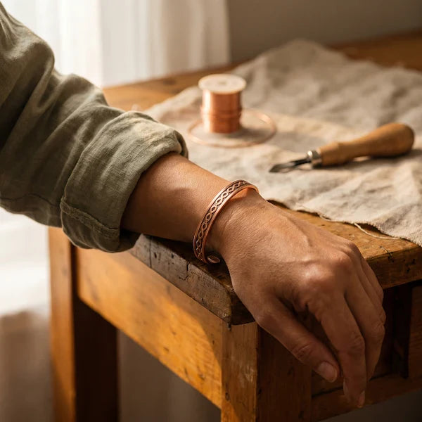 Brazalete de cobre Aurora Current – imagen 2