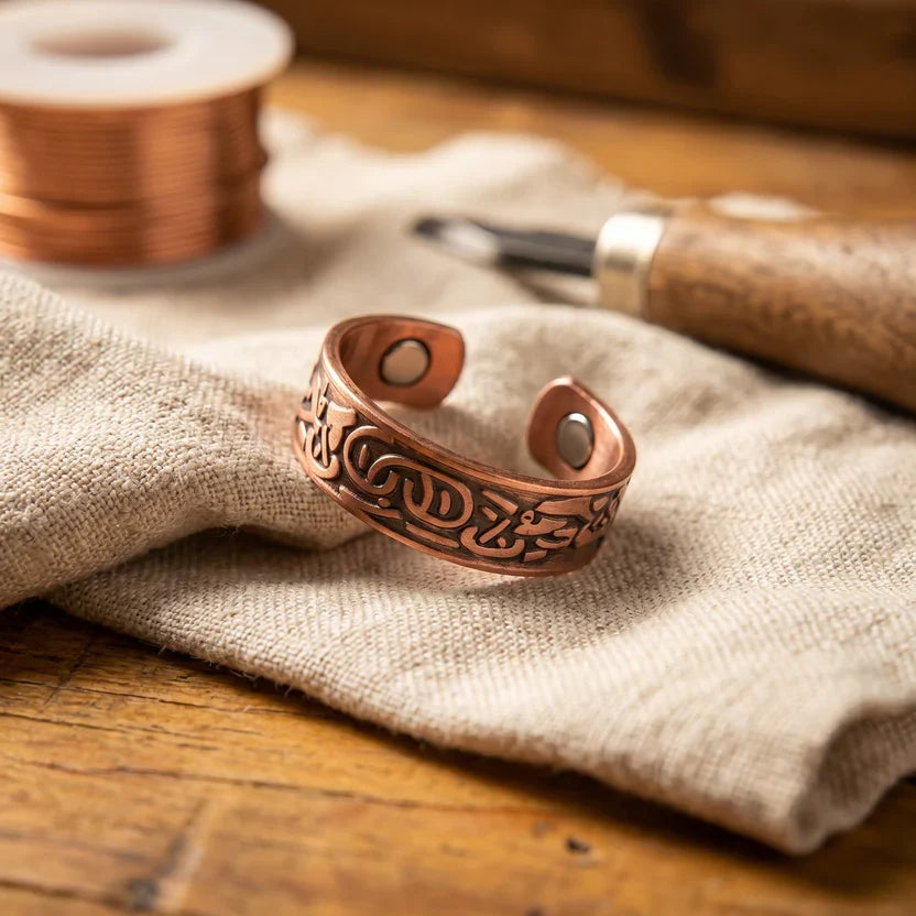 Anillo infinito de cobre Brote — Carmen, Lucía & Rocío