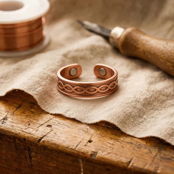 Anillo de cobre Esencia de brasas – imagen 2
