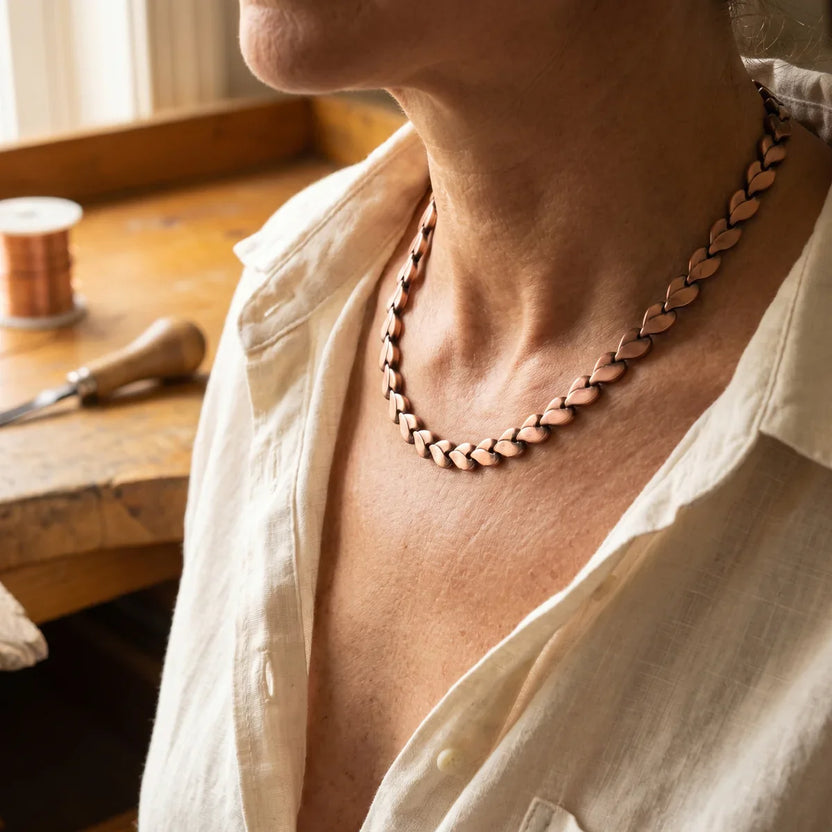 Collar Briar de cobre armonía