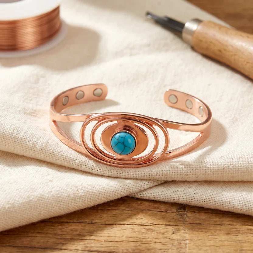 Pulsera de cobre de la gracia de la naturaleza