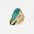 Anillo icónico halo con gota – imagen 3