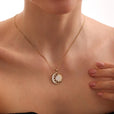 Collar colgante de luna y sol – imagen 2