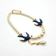 Set de charms clásicos de golondrina con perlas – imagen 5