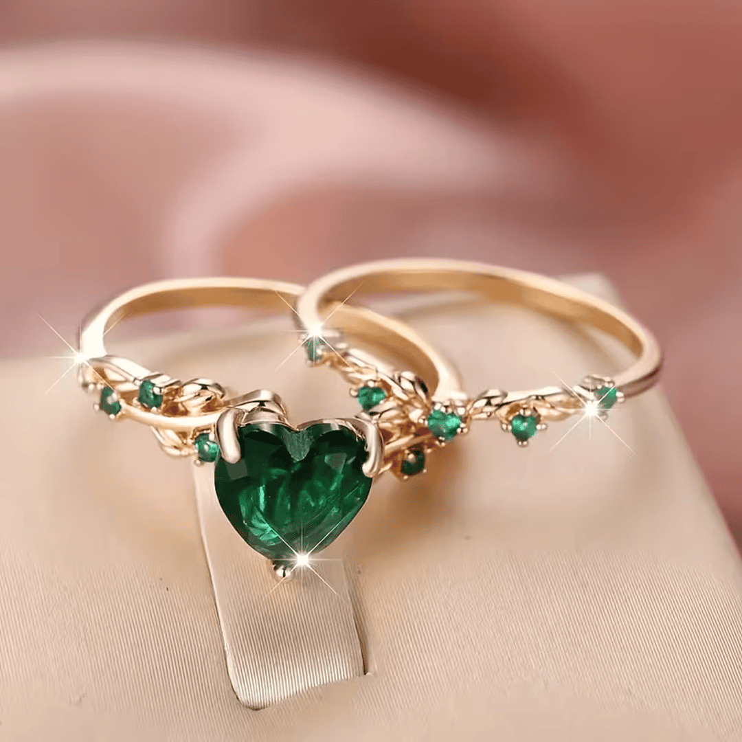 Set de anillos dúo Heartbound – imagen 3