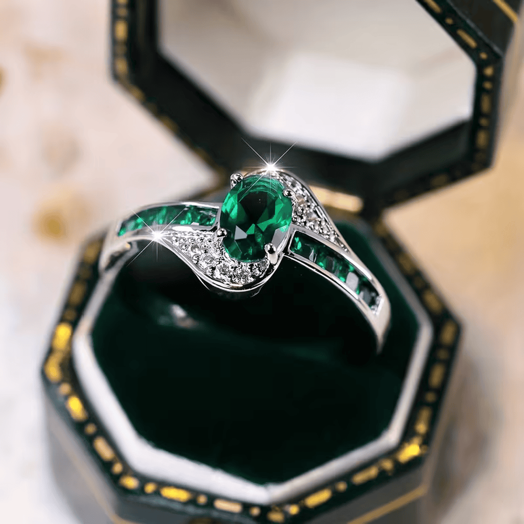 Anillo vintage ondulado apilable – imagen 3